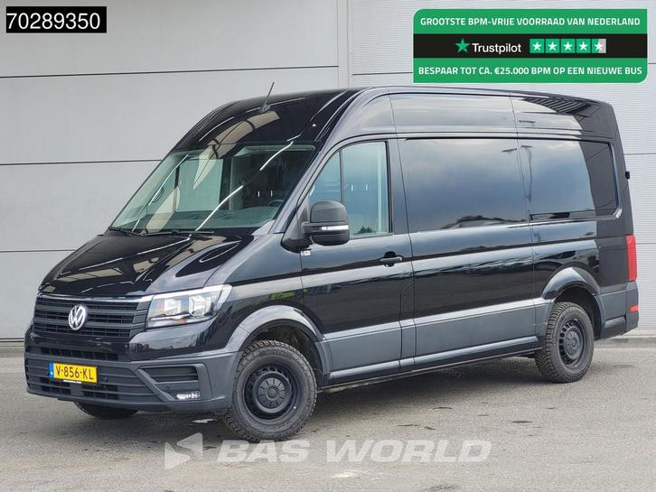 Volkswagen Crafter 140pk L3H3 Trekhaak Navi Airco Cruise Par, Auto's, Bestelauto's, Lease, Handgeschakeld, Financial lease, Overige kleuren