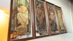 Alphons Mucha (1860-1939) (After) - As fases do dia -rare-, Antiek en Kunst