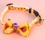 Halloween halsband Pumpkin voor katten of kleinere honden, Verzenden, Nieuw