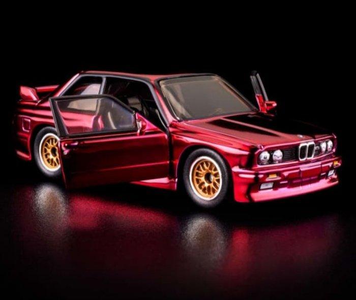 Hot Wheels 1:64 - Model sportwagen - 1991 BMW M3 Red Line, Hobby en Vrije tijd, Modelauto's | 1:5 tot 1:12