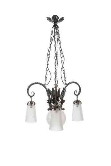 20% Sale Art Deco Hanglamp, Hanglamp Frans, Antieke Hanglamp