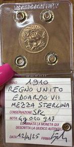 Verenigd Koninkrijk. Edward VII. 1/2 Sovereign 1910 (Zonder, Postzegels en Munten, Munten | Europa | Niet-Euromunten