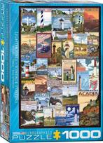 Lighthouses Vintage Posters Puzzel (1000 stukjes) |, Verzenden, Nieuw