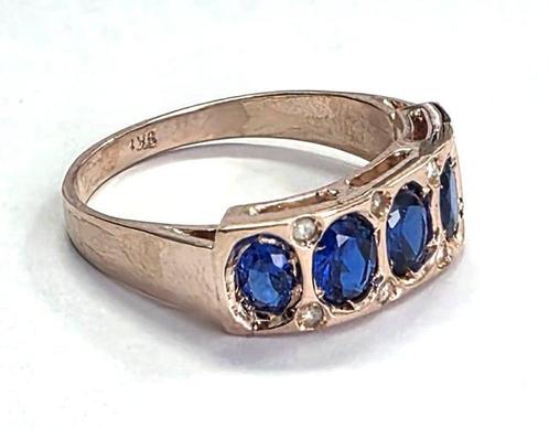 Zonder Minimumprijs - Ring - 9 kt. Roségoud, Zilver -, Sieraden, Tassen en Uiterlijk, Ringen