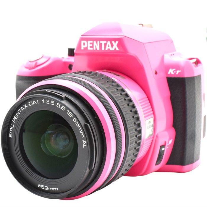 Pentax K-r Pink + DAL 3.5-5.6/18-55mm AL Digitale camera, Audio, Tv en Foto, Fotocamera's Digitaal