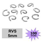 Fako Bijoux® - Jump Ring - Oogjes - Ringetjes - Sieraden, Hobby en Vrije tijd, Kralen en Sieraden maken, Verzenden, Nieuw