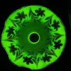 Plafondlamp - Uraniumglas, Opaline glas - Uranium Glass, Antiek en Kunst