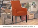 Leren eetkamerstoel Just met armleuning - Toledo Cotto, Huis en Inrichting, Stoelen, Bruin, Bohemian, Eigentijds, Klassiek, Retro, Romantisch, Scandinavisch