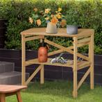 TRUUSK e Plantentafel Met Houten Plank 80 Cm X 40 Cm X 84 Cm, Tuin en Terras, Bloembakken en Plantenbakken, Verzenden, Nieuw