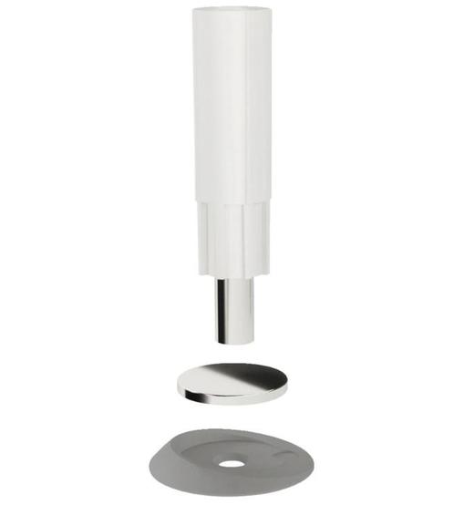 Verborgen magnetische deurstopper vloermodel mat nikkel, Huis en Inrichting, Woonaccessoires | Deurstoppers, Verzenden