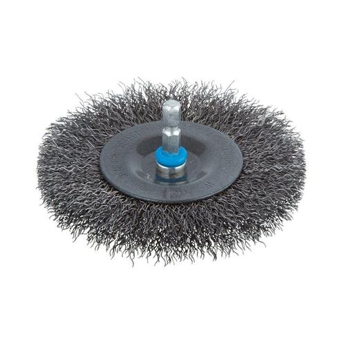 Wolfcraft 2102000 Staaldraadborstel - 100x10mm, Doe-het-zelf en Verbouw, Gereedschap | Slijpmachines, Ophalen of Verzenden