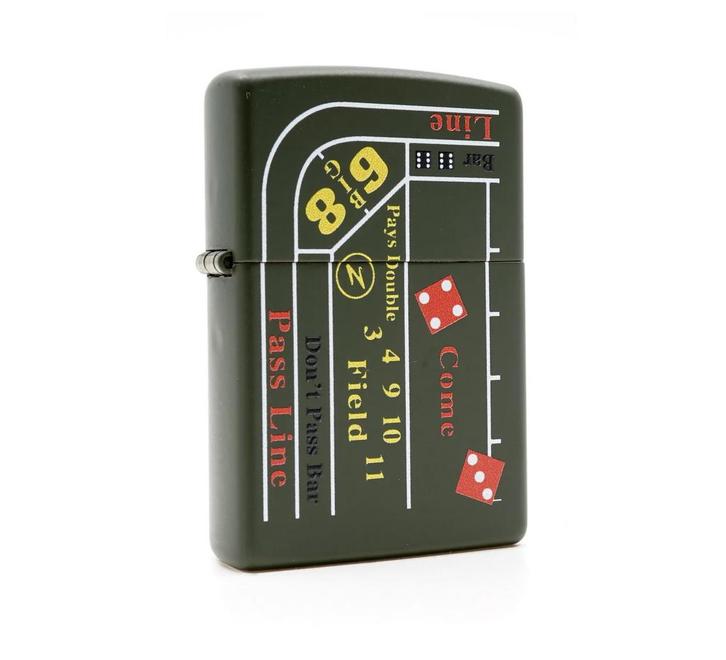 Zippo Casino table, Verzamelen, Rookartikelen, Aanstekers en Luciferdoosjes, Aansteker, Verzenden