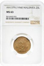 Maldiven. 25 Laari 1960 - NGC MS63