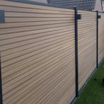 ACTIE - Premium Composiet Schutting Rhombus Eiken, Ophalen of Verzenden, Nieuw, Kunststof, 1 tot 2 meter
