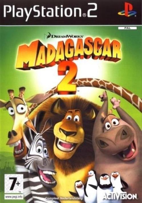 Madagascar 2 (PS2 Games) (Playstation 2), Spelcomputers en Games, Games | Sony PlayStation 2, Zo goed als nieuw, Ophalen of Verzenden