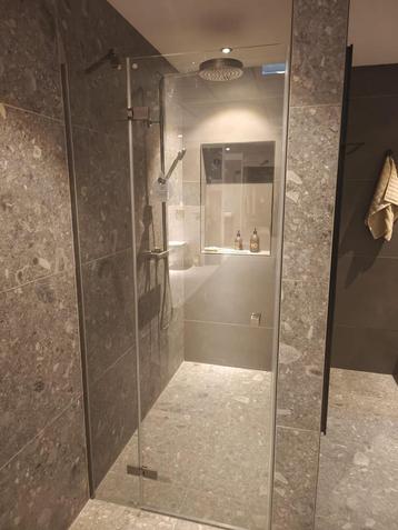 Douchedeur 90cm gunmetal voor nis - 0032 beschikbaar voor biedingen