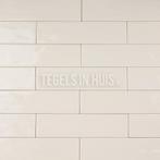 Wandtegel cottage 7,5x30 glans cream beige handvormlook met, Doe-het-zelf en Verbouw, Tegels, Nieuw, Ophalen of Verzenden, 10 m² of meer