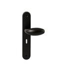 Knopkruk Golf op ovaal langschild sleutelgat 56mm - zwart, Verzenden, Nieuw