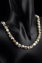 Barnsteen - Baltic Amber Artisan Necklace – Mosaic Cube