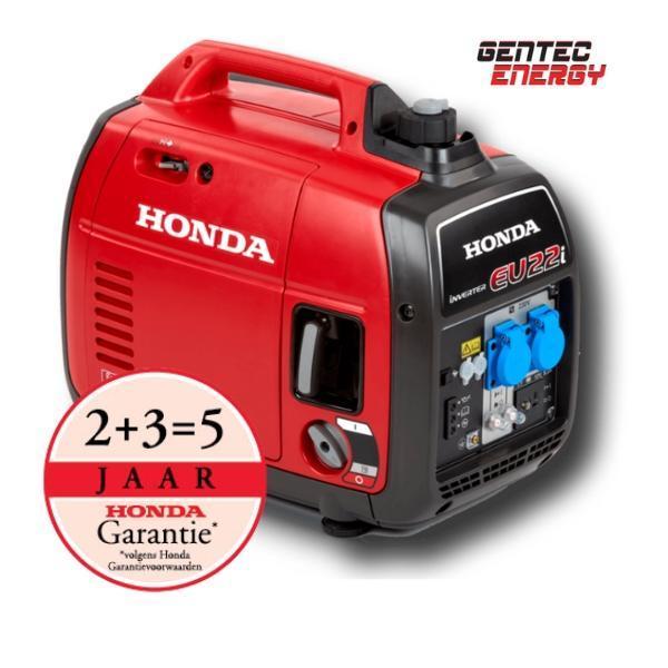 Honda EU22i Aggregaat 2200 Watt 230V met 5 jaar Garantie, Doe-het-zelf en Verbouw, Aggregaten, Benzine, Nieuw, Elektrisch startend
