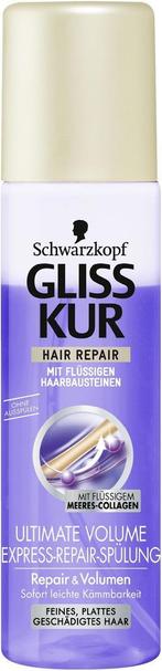 Schwarzkopf Gliss Kur Hair Repair Ultieme Volume Haarspray -, Nieuw, Ophalen of Verzenden