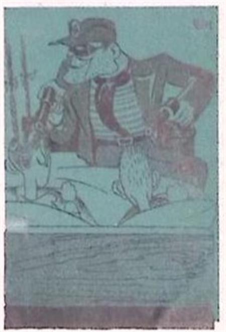 Een dief in huis (lijst optie, Lithos) (Lithos), Antiek en Kunst, Kunst | Litho's en Zeefdrukken, Verzenden