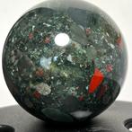 Fine Blood Stone Sphere Bol - Hoogte: 10.89 cm - Breedte: