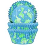 Cupcake Vormpjes HoM Dinosaurus 50x33mm. 48st., Verzenden, Nieuw
