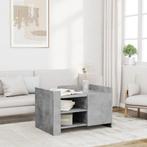 vidaXL Salontafel 80x50x50 cm bewerkt hout betongrijs, Huis en Inrichting, Tafels | Salontafels, Verzenden, Nieuw, Overige houtsoorten