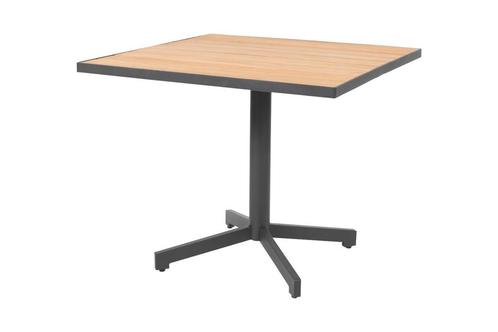 4 Seasons outdoor Taste Fiesta tuintafel - 90x90 cm vierkant, Tuin en Terras, Tuintafels, Nieuw, Hout, Rond, Verzenden