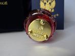 Figuur - Faberge style egg - Ei met adelaar - afgewerkt met, Antiek en Kunst