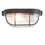Landelijke plafondlamp zwart, Kali, Ophalen of Verzenden, Nieuw, Glas, Landelijk