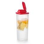 Tupperware Koelkastkan Vierkant 2 l met filter, Ophalen of Verzenden, Nieuw, Rood