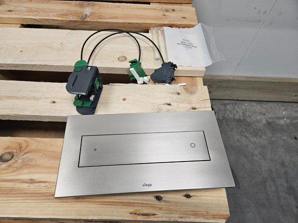 Viega Visign For Style 12 Bedieningsplaat Edelstaal, Doe-het-zelf en Verbouw, Sanitair, Overige typen, Nieuw, Ophalen of Verzenden