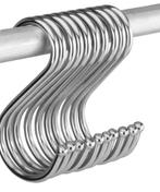 Set van 20 stalen S-haken (100 mm, max 15 kg), Doe-het-zelf en Verbouw, Gereedschap | Handgereedschap, Ophalen of Verzenden, Nieuw