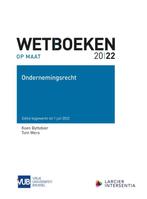 Ondernemingsrecht 2022-2023 / Wetboeken op maat Tom Wera, Verzenden, Gelezen, Tom Wera