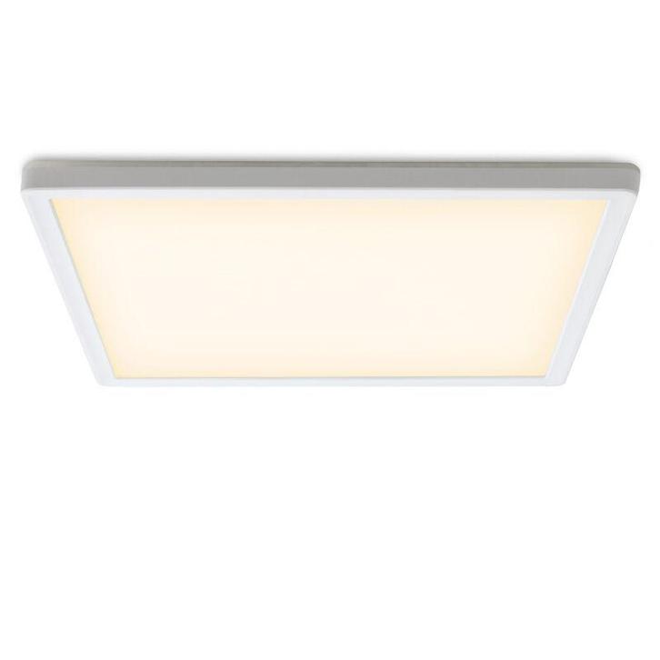 Witte plafonnière Shona, vierkant, 3-staps dimbaar, 18w,, Huis en Inrichting, Lampen | Plafondlampen, Nieuw, Stof, Ophalen of Verzenden