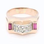 Ring - 18 karaat Roségoud - Diamant, Nieuw