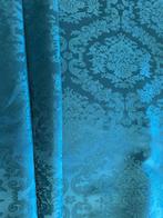 Luxe Venetiaanse San Leucio blauwgroen groene damaststof -