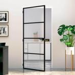 vidaXL Huisdeur 93 x 201,5 x 3,5 cm Aluminium en Gehard Glas, Verzenden, Nieuw