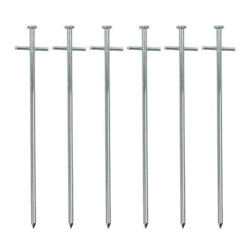 ProPlus Rotspen met dwarspen - metaal - 23 cm - set van 6..., Caravans en Kamperen, Kampeeraccessoires, Nieuw, Ophalen of Verzenden