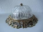Plafondlamp - Grote vintage plafondlamp - Glas - koper