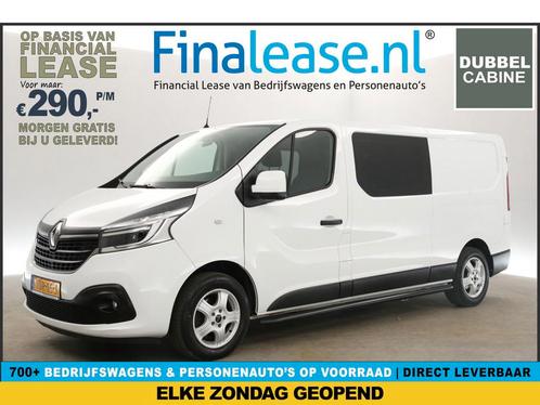 Renault Trafic 2.0 dCi T29 L2H1 DC 6 Pers Cruise Navi €290pm, Auto's, Bestelauto's, Lease, Handgeschakeld, Diesel, Renault, Wit