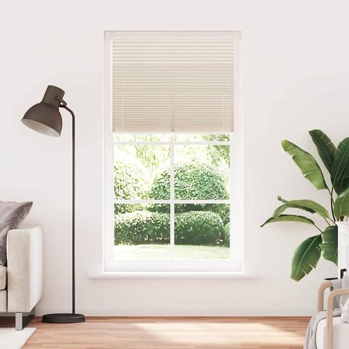 vidaXL Plisséjaloezie 110x200 cm crème, Huis en Inrichting, Stoffering | Gordijnen en Lamellen, Crème, Nieuw, Verzenden