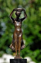 Beeld, OF GËLLE FRA OR THE GOLDEN LADY - 33 cm - brons, Antiek en Kunst