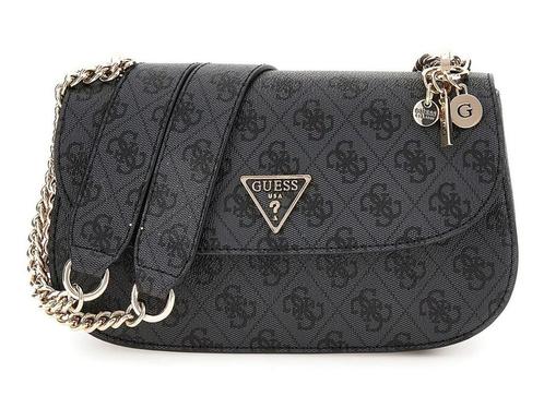GUESS Schoudertas Eco Erica Convertible Xbody Flap Bag Coal, Huis en Inrichting, Woonaccessoires | Overige, Zo goed als nieuw