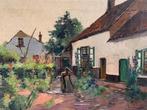 Stanislas Warnie (1879-1958) - Maisons de village, aux, Antiek en Kunst