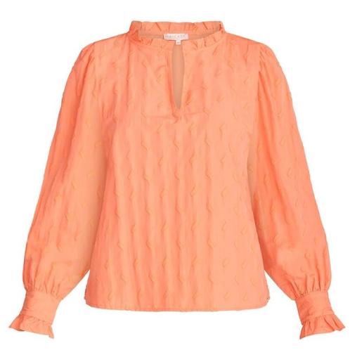 -25% Maicazz  Maicazz Iva blouse-apricot  maat XL, Kleding | Dames, Blouses en Tunieken, Oranje, Nieuw, Verzenden