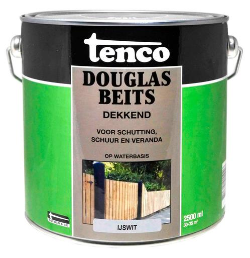 Tenco douglasbeits dekkend 2,5 liter, ijswit, Doe-het-zelf en Verbouw, Verf, Beits en Lak, Nieuw, Verzenden