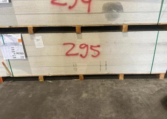 Outletpartij 295 Fermacell Slimpanel 2450x1200x12,5 48st, Doe-het-zelf en Verbouw, Isolatie en Afdichting, Minder dan 4 cm, 15 m² of meer